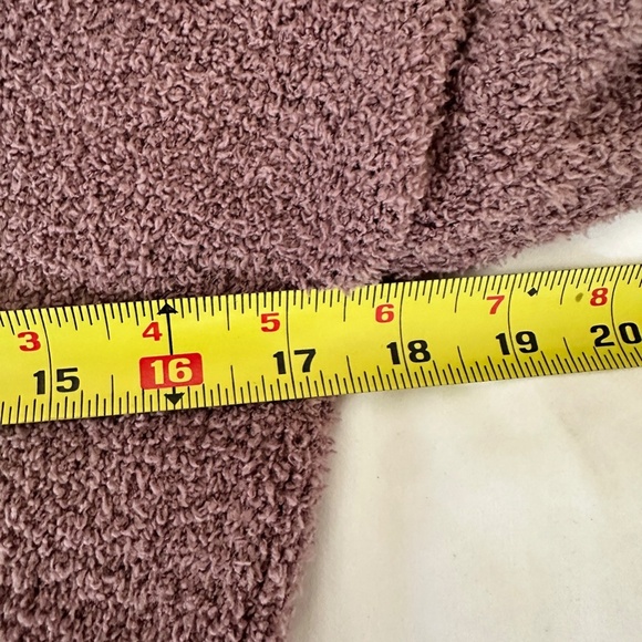 R+R Girls Teddy Hoodie Cardigan — Size Large (12-14) Blush - Picture 4 of 4